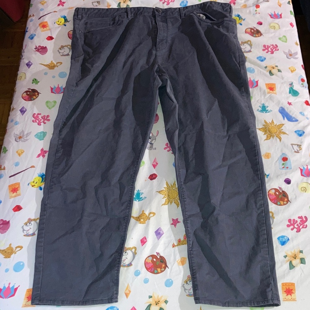 Black Brown 1826 Men's Dark Gray Chinos